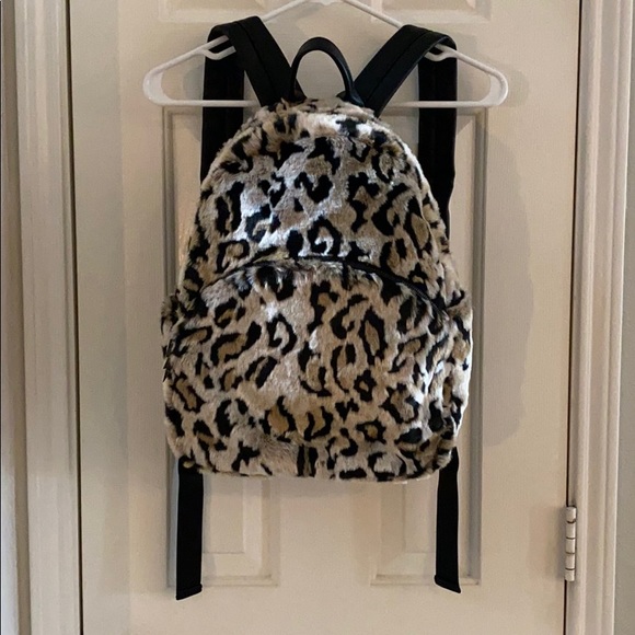 Betsey Johnson Handbags - Betsey Johnson Faux Fur Backpack